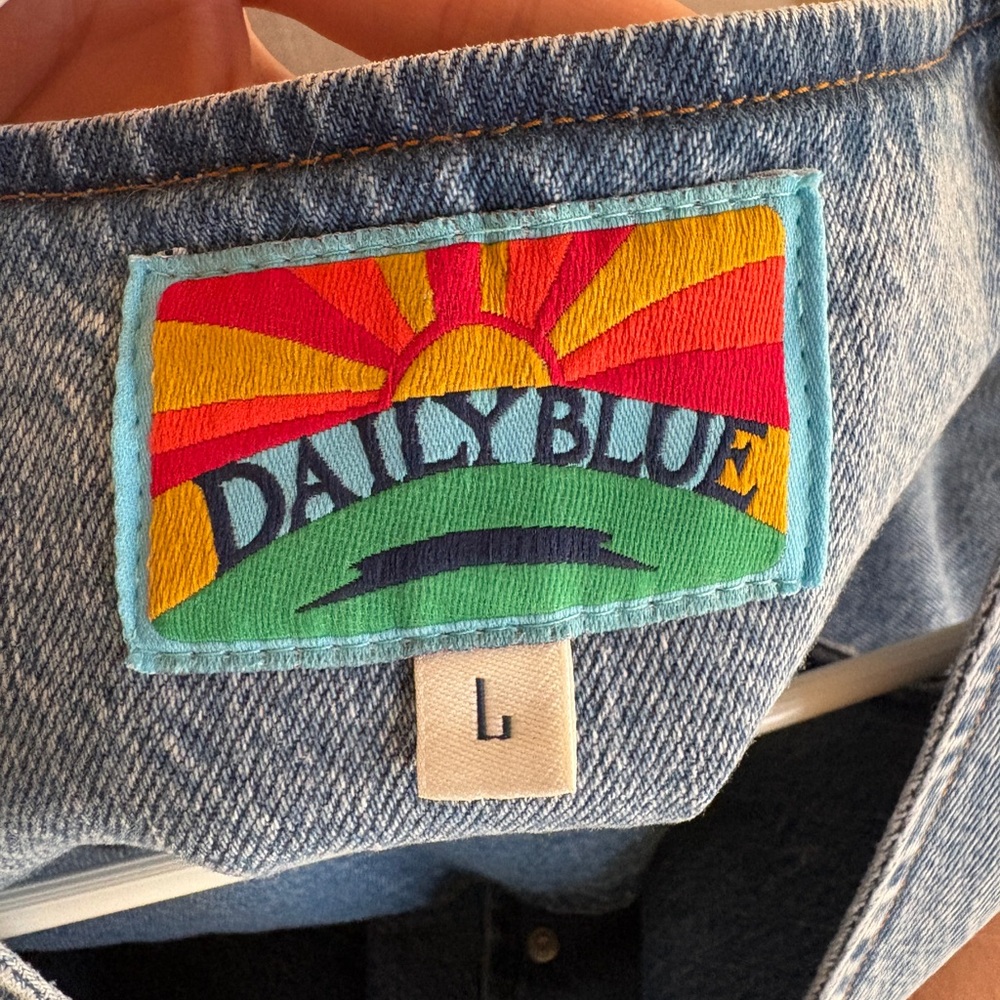 AG Adriano Goldschmied Blue Denim Vest NWT - Picture 9 of 9